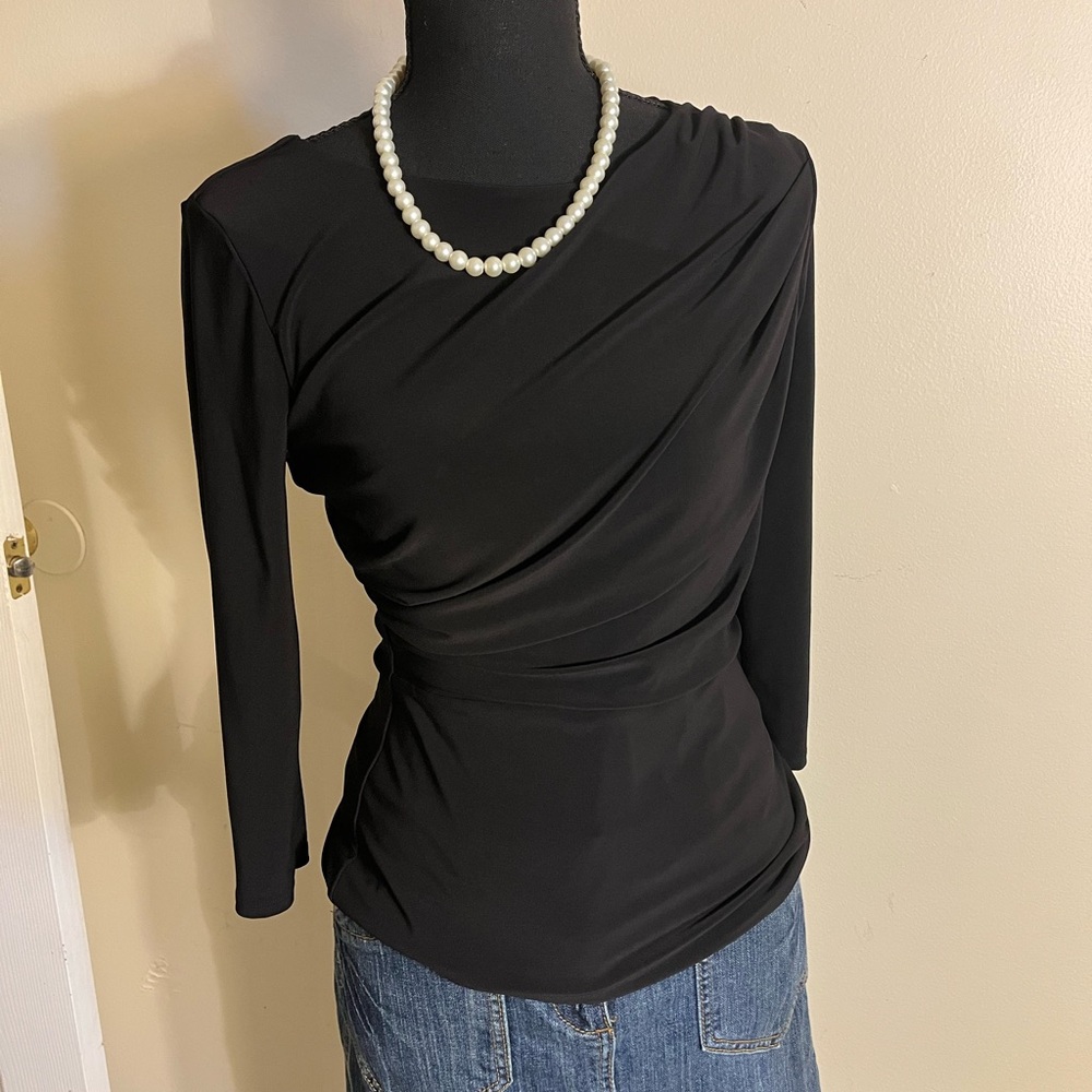 White House Black Market Black Women's Top